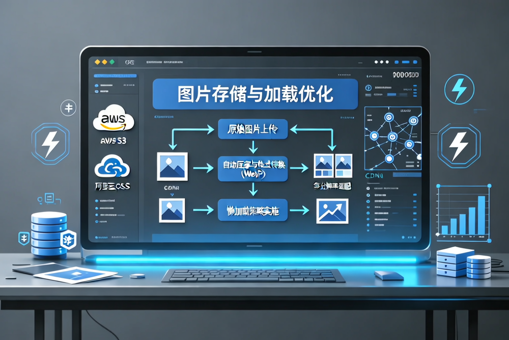 如何处理网站大量图片的存储和加载优化？