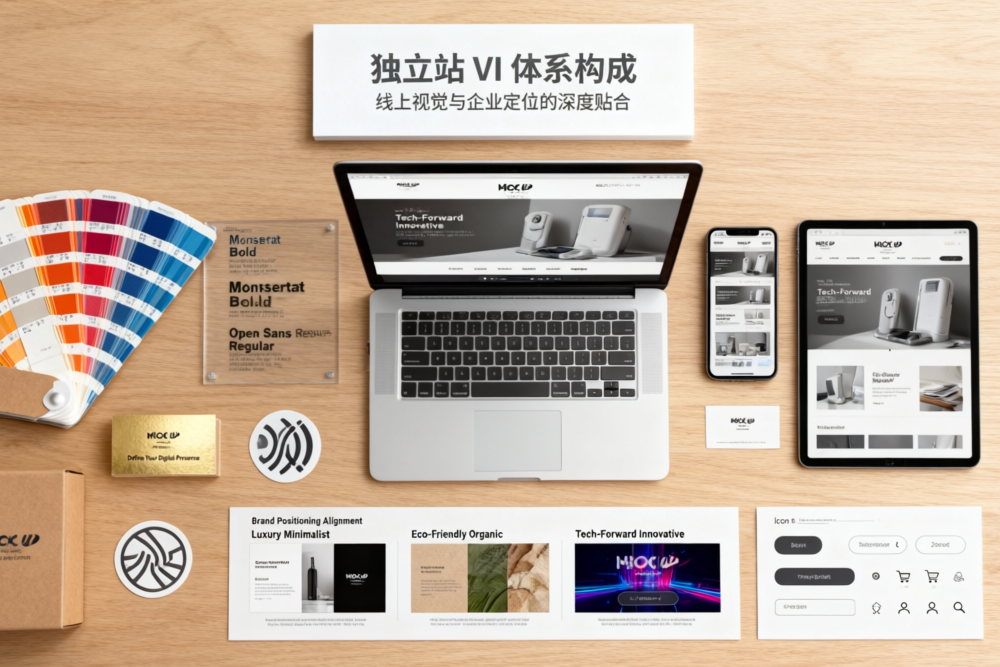 独立站 VI 包括哪些板块，线上视觉要贴合企业本身定位